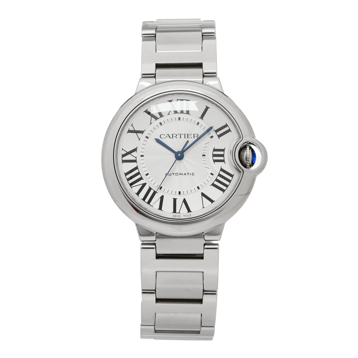Cartier Stainless Steel 36mm Ballon Bleu De Cartier Automatic Watch 1 of 5