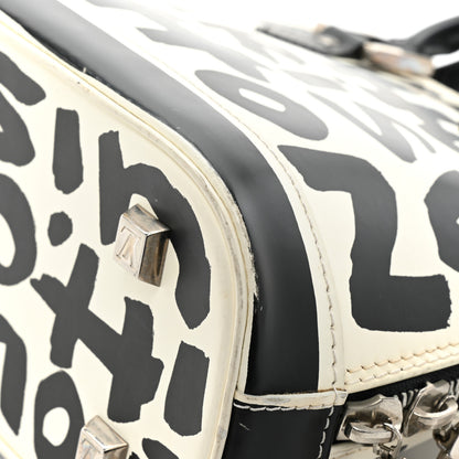Louis Vuitton Graffiti Alma MM Black 13 of 15