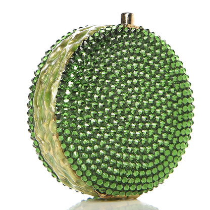 Judith Leiber Crystal French Macarons Minaudiere Pill Box Fern Green 3 of 7
