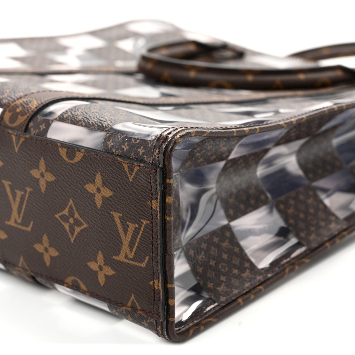 Louis Vuitton PVC Monogram Chess Sac Plat 9 of 10