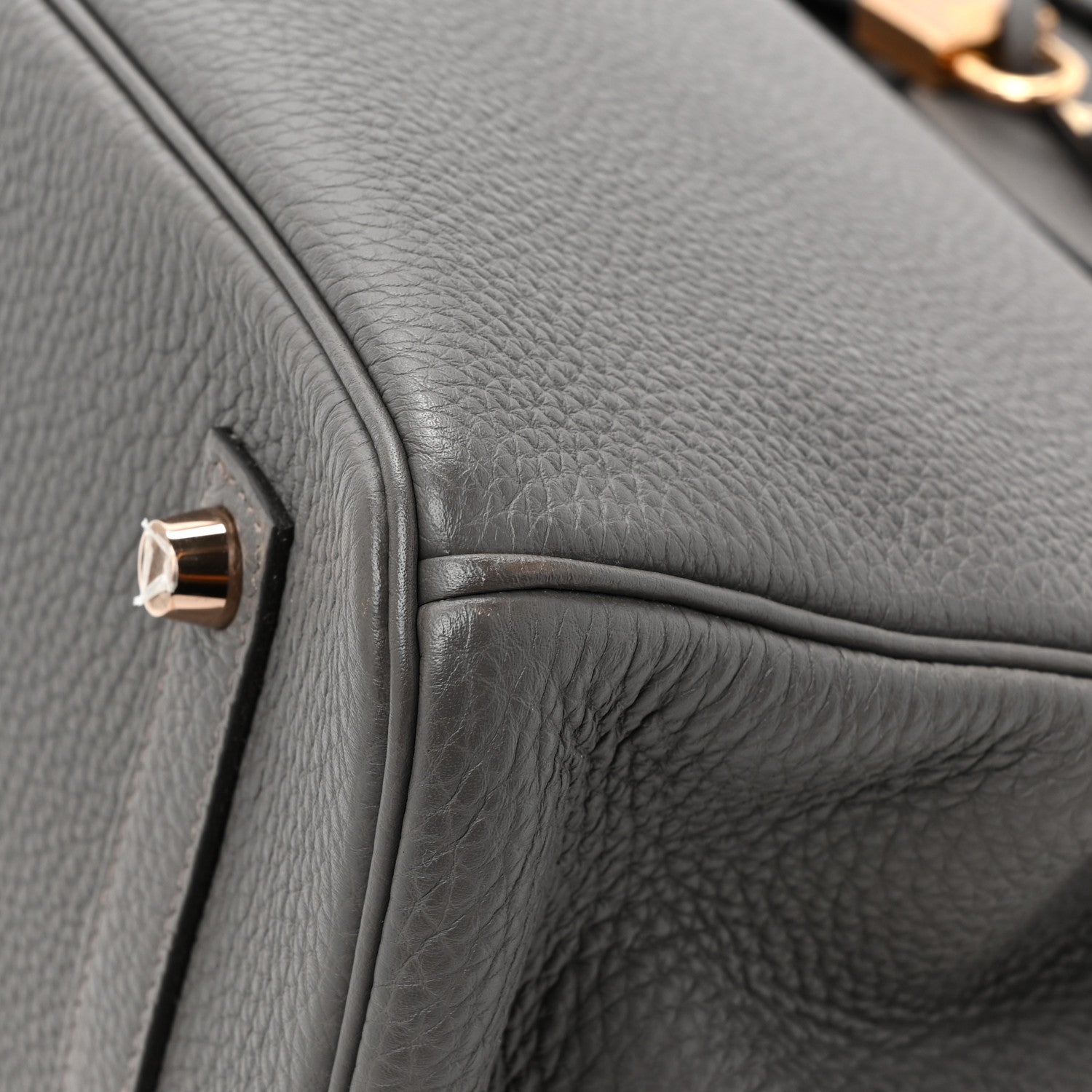 Hermes Togo Birkin 35 Etain 11 of 14