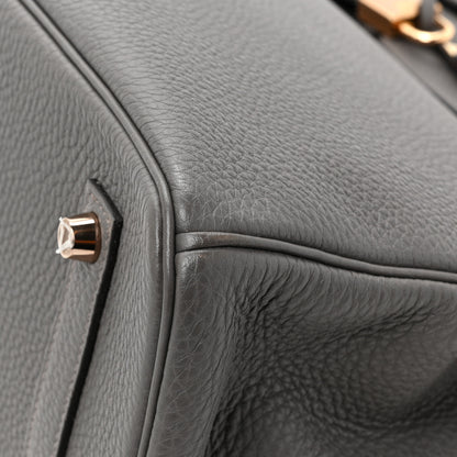 Hermes Togo Birkin 35 Etain 11 of 14