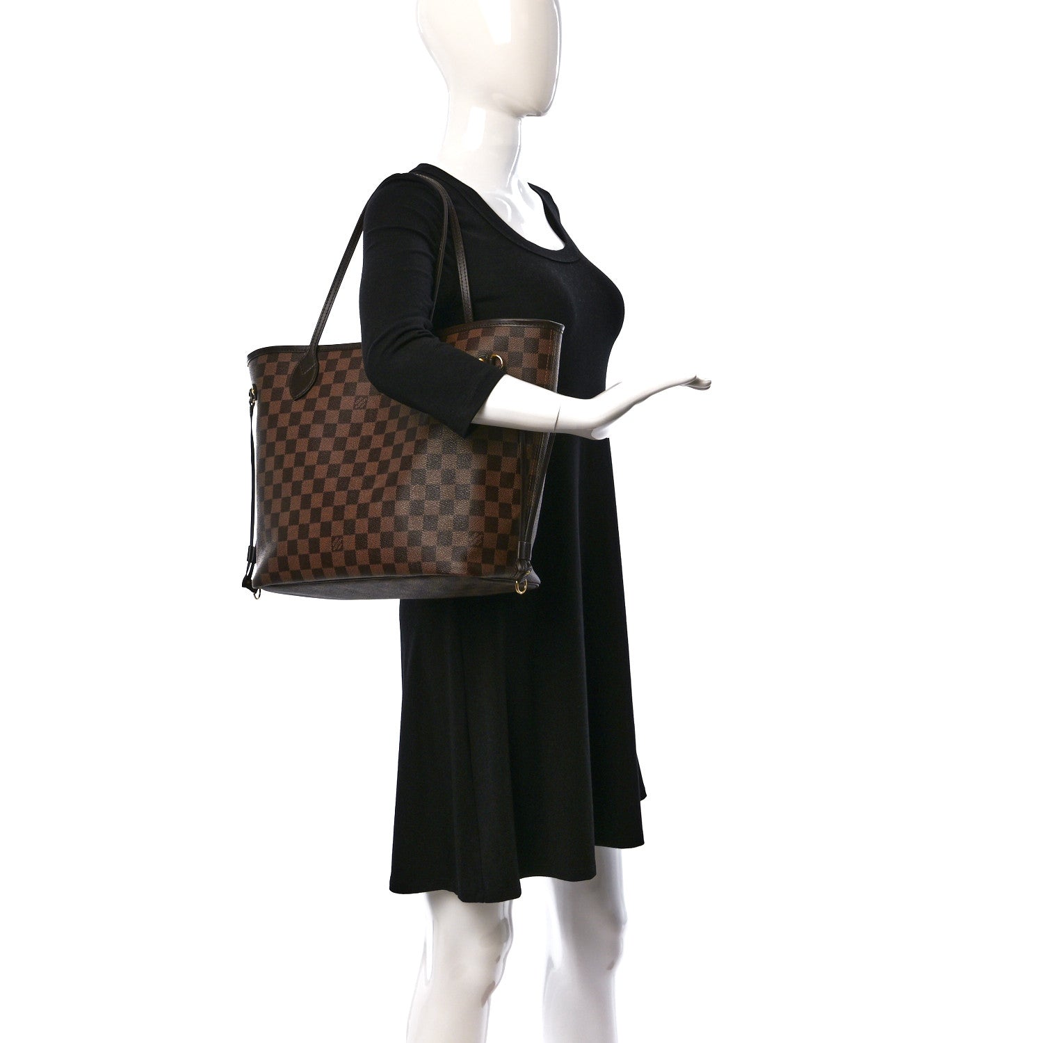 Louis Vuitton Damier Ebene Neo Neverfull MM 2 of 12