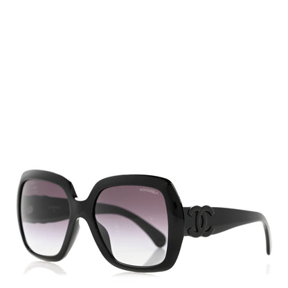 Chanel Acetate Square Sunglasses 71391A Black 1 of 8