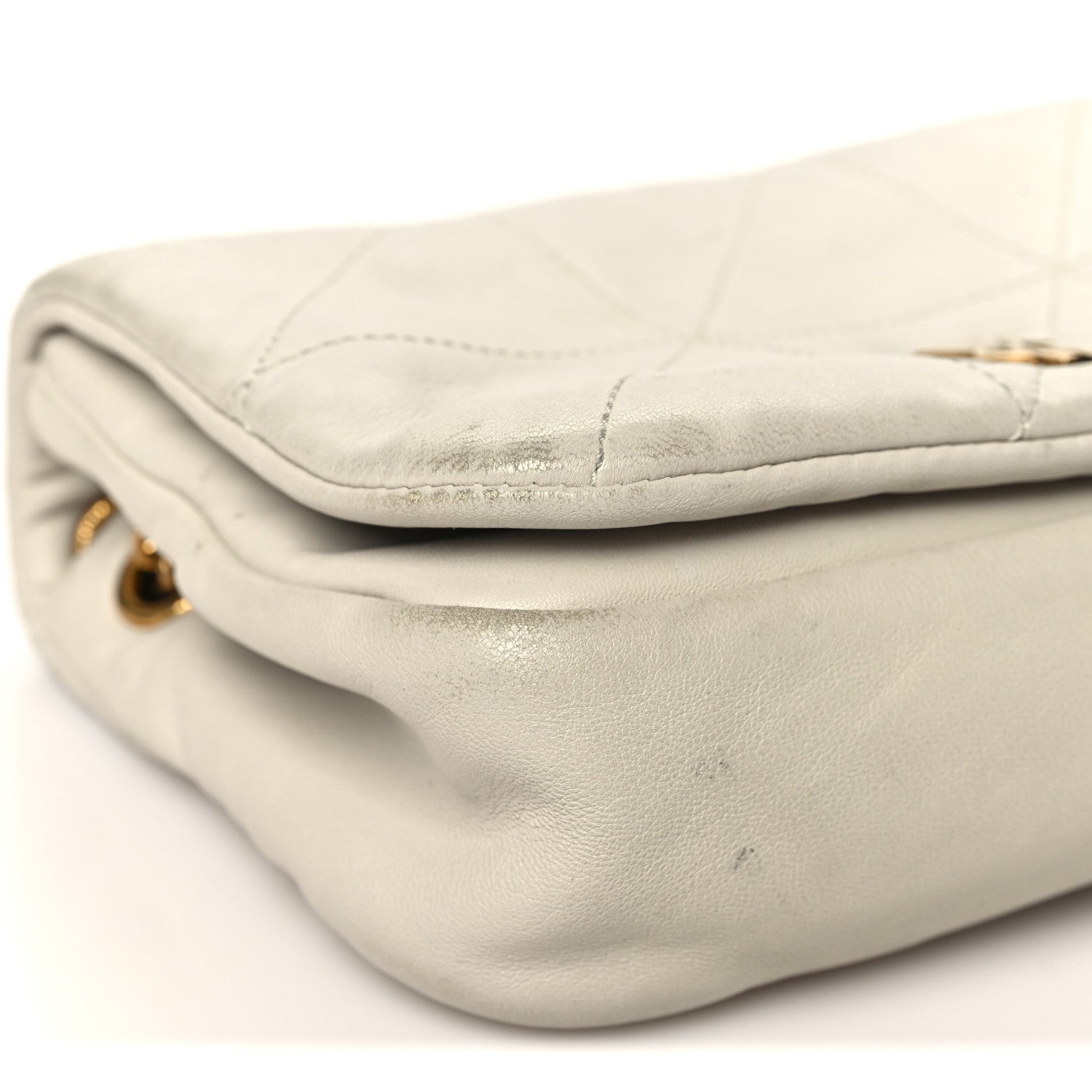 Saint Laurent Lambskin Matelasse Monogram Mini Jamie 4.3 Crema Soft 9 of 10