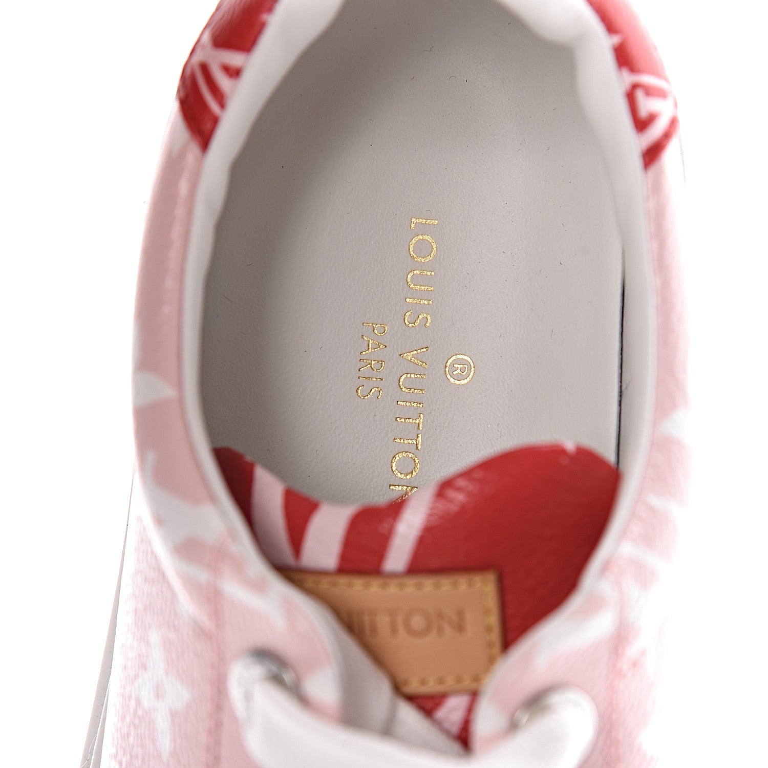 Louis Vuitton Monogram Giant Time Out Sneakers 37 Rose Rouge 10 of 11