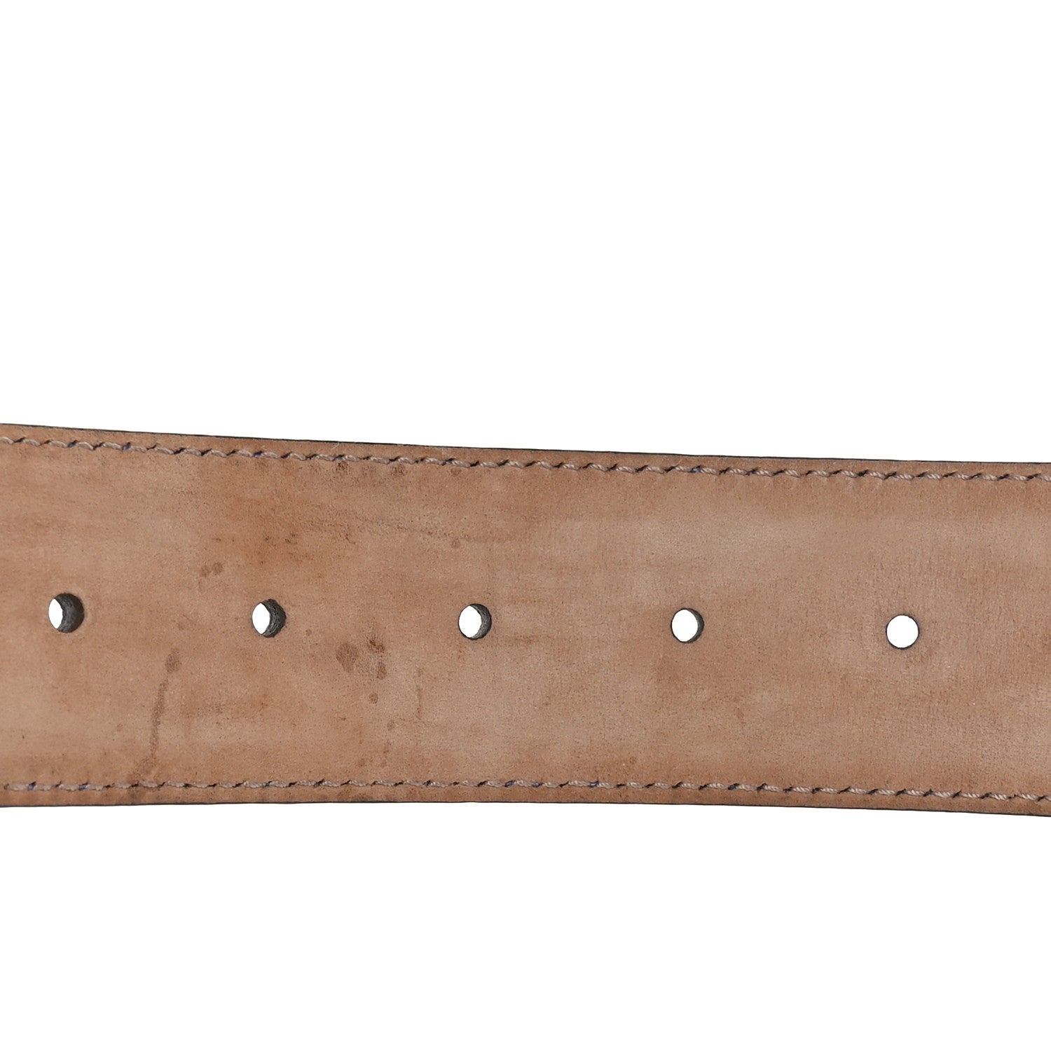Gucci Guccissima Interlocking G Belt 85 34 Sky Blue 3 of 6