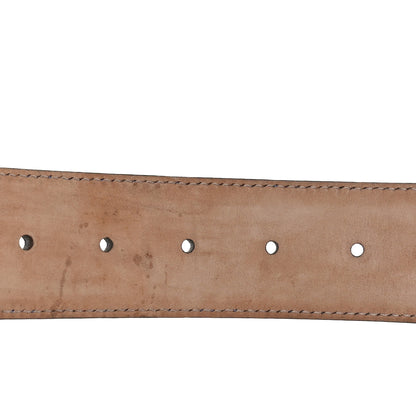 Gucci Guccissima Interlocking G Belt 85 34 Sky Blue 3 of 6