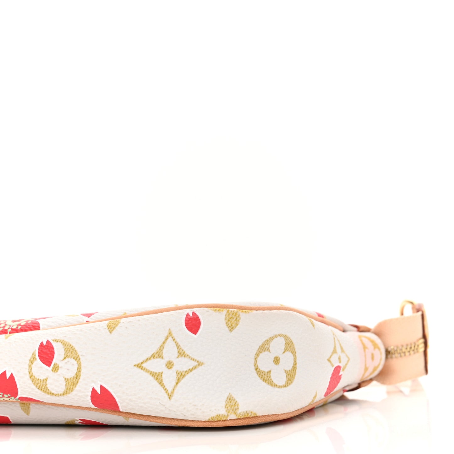 Monogram Cherry Blossom Pochette Accessories Red