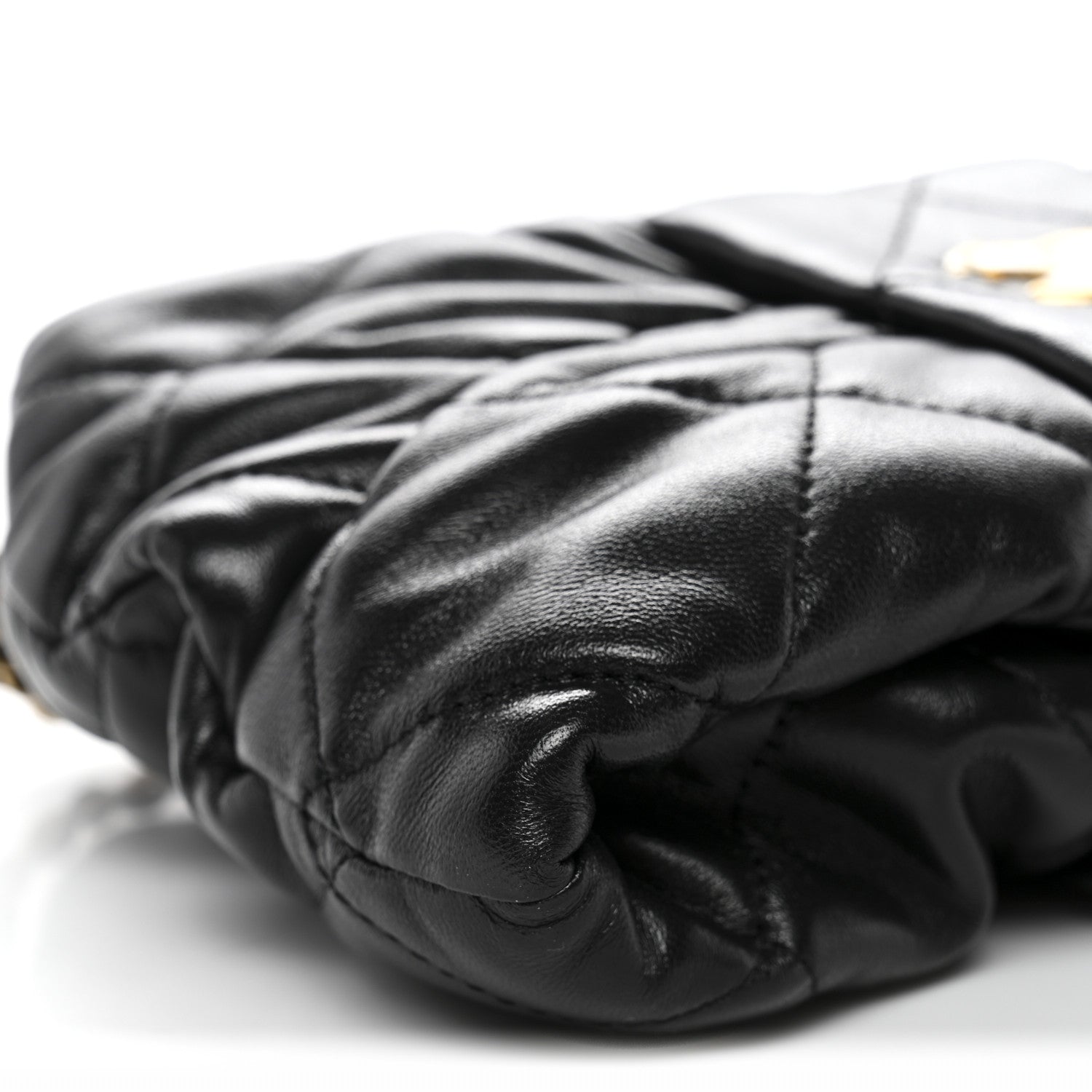 Chanel Lambskin Quilted Mini Bow Bag Black 9 of 11