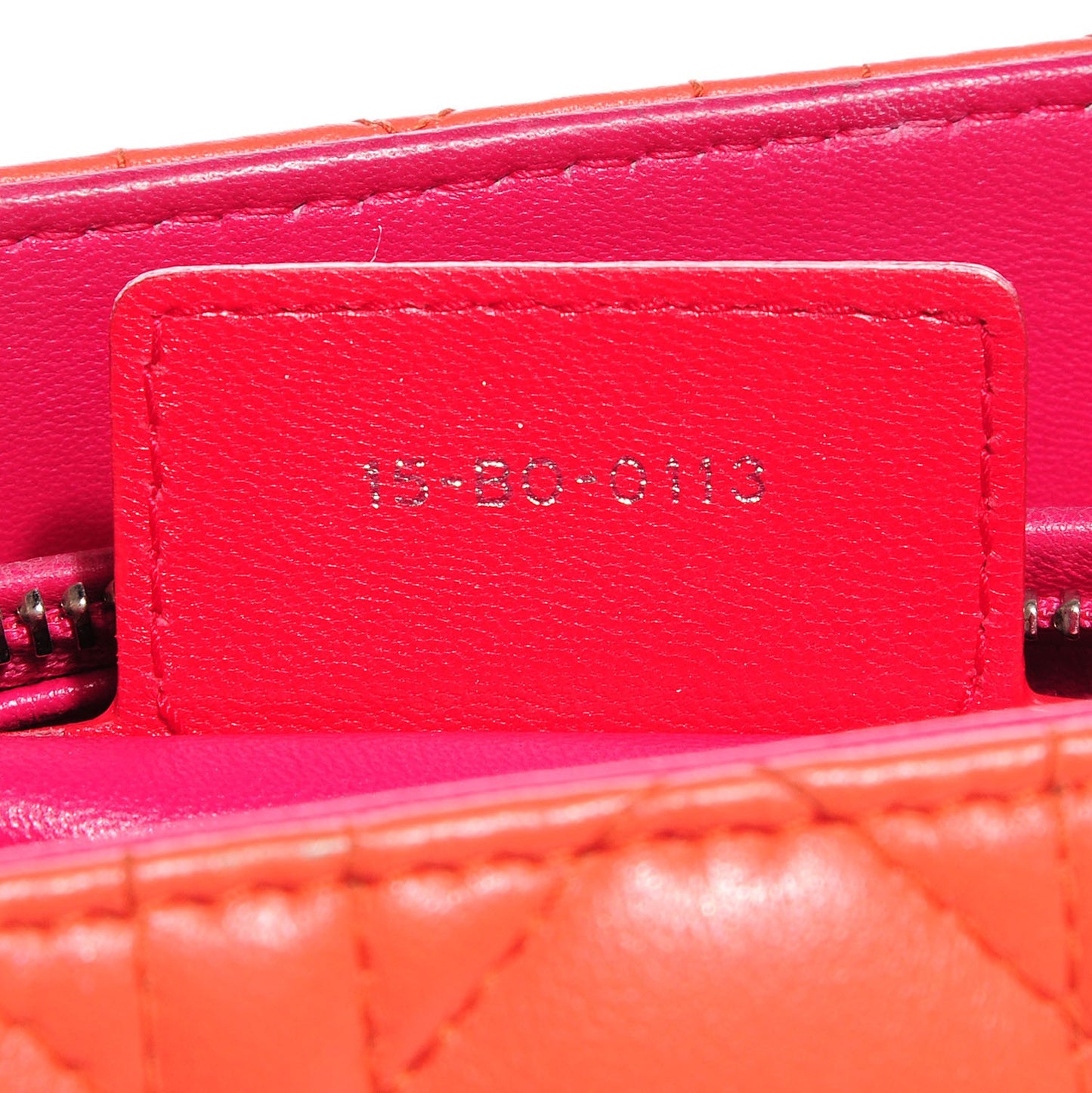 Lambskin Cannage Medium Tri-Color Lady Dior