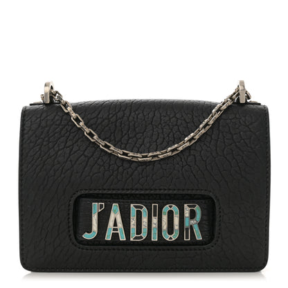 Christian Dior Canyon Grained Lambskin J'Adior Chain Flap Bag Black 1 of 14