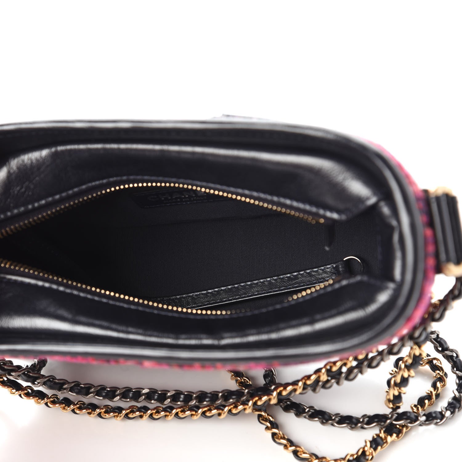 Chanel Tweed Calfskin Small Gabrielle Hobo Dark Navy 5 of 10