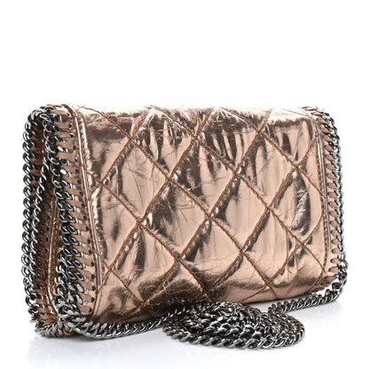 Stella McCartney Metallic Eco Alter Quilted Falabella Crossbody Bag Copper 2 of 8