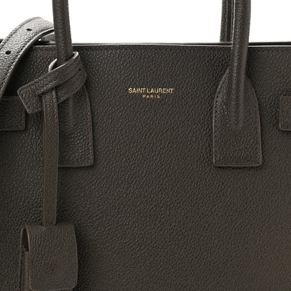 Saint Laurent Grained Calfskin Baby Sac De Jour Bronze 7 of 10
