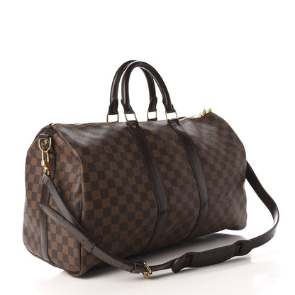 Louis Vuitton Damier Ebene Keepall Bandouliere 45 2 of 12