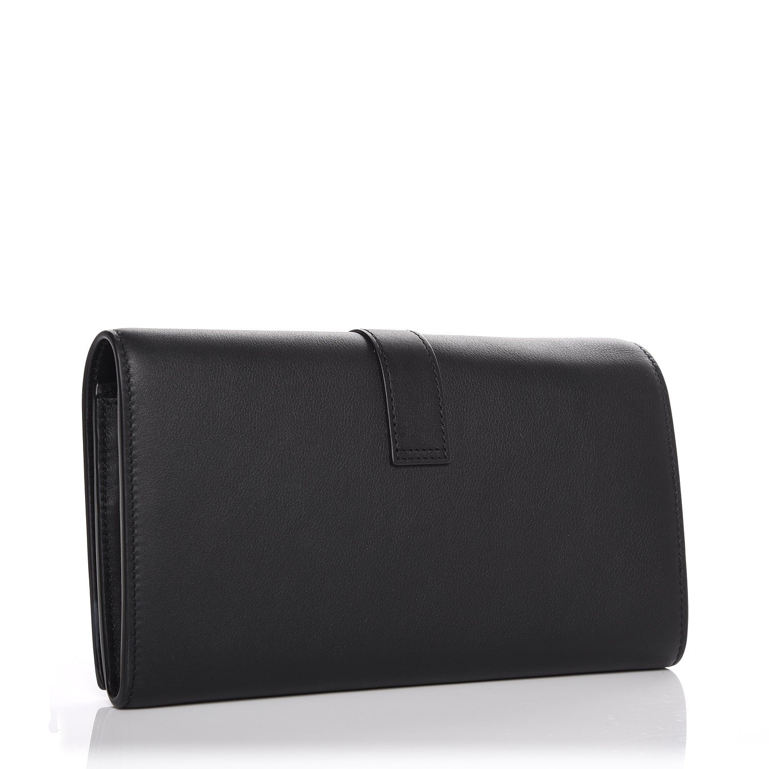 Saint Laurent Calfskin Monogram Large Flap Wallet Black 3 of 7