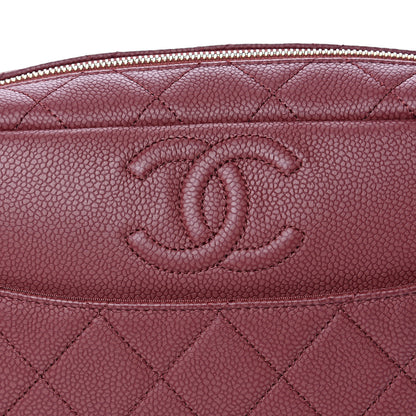 Chanel Caviar Quilted Medium Coco Tassel Camera Case Burgundy 8 of 10