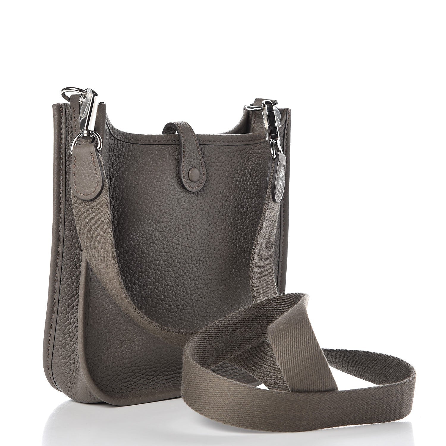 Hermes Taurillon Clemence Evelyne TPM Etain 3 of 8