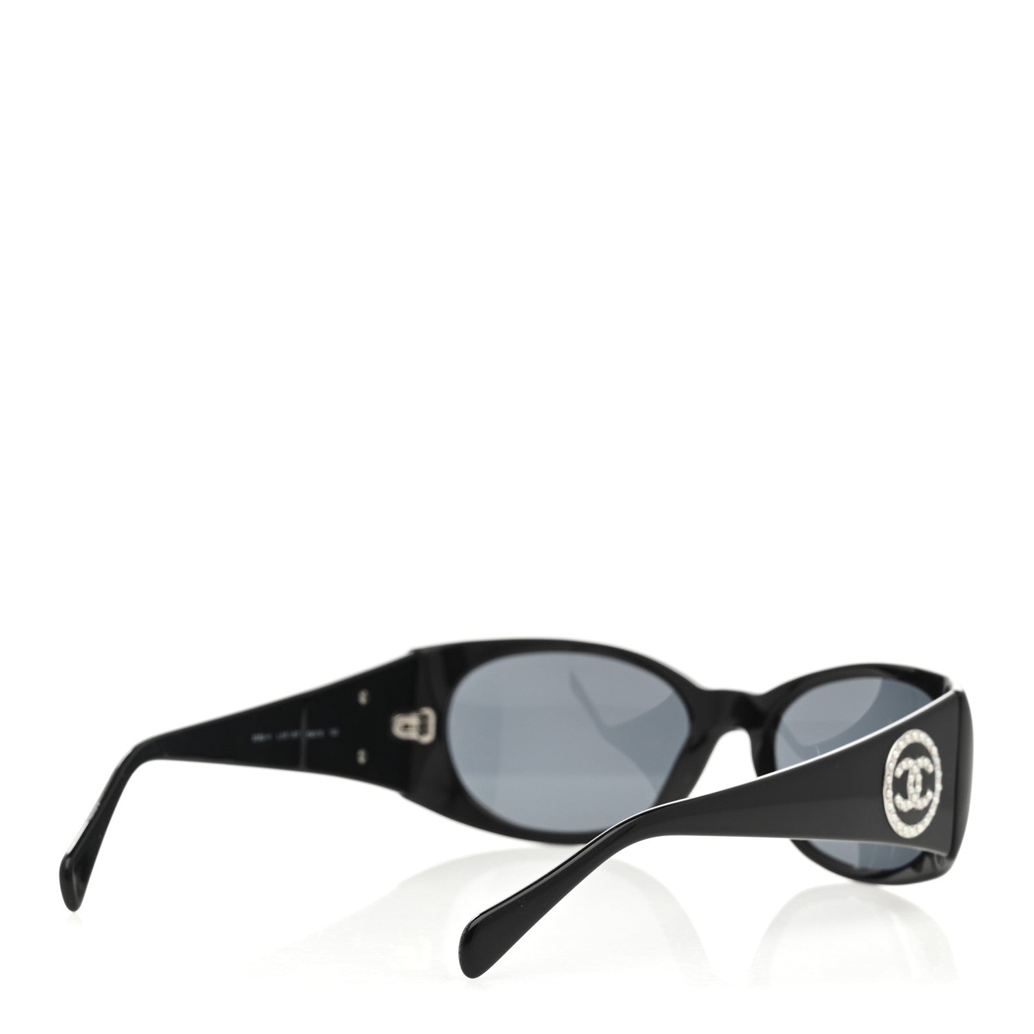 Chanel Acetate Pearl CC Sunglasses 5082-H Black 4 of 8