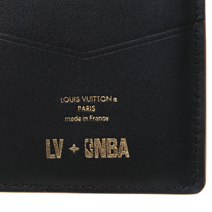 Louis Vuitton X NBA Grained Calfskin Monogram Pocket Organizer Brick Orange 6 of 8