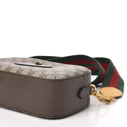 Gucci GG Supreme Monogram Web Neo Vintage Shoulder Bag Beige New Acero Crop 6 of 11