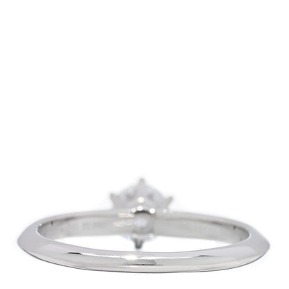 Tiffany Platinum Diamond .53ct Solitaire Engagement Ring 54 6.75 3 of 4