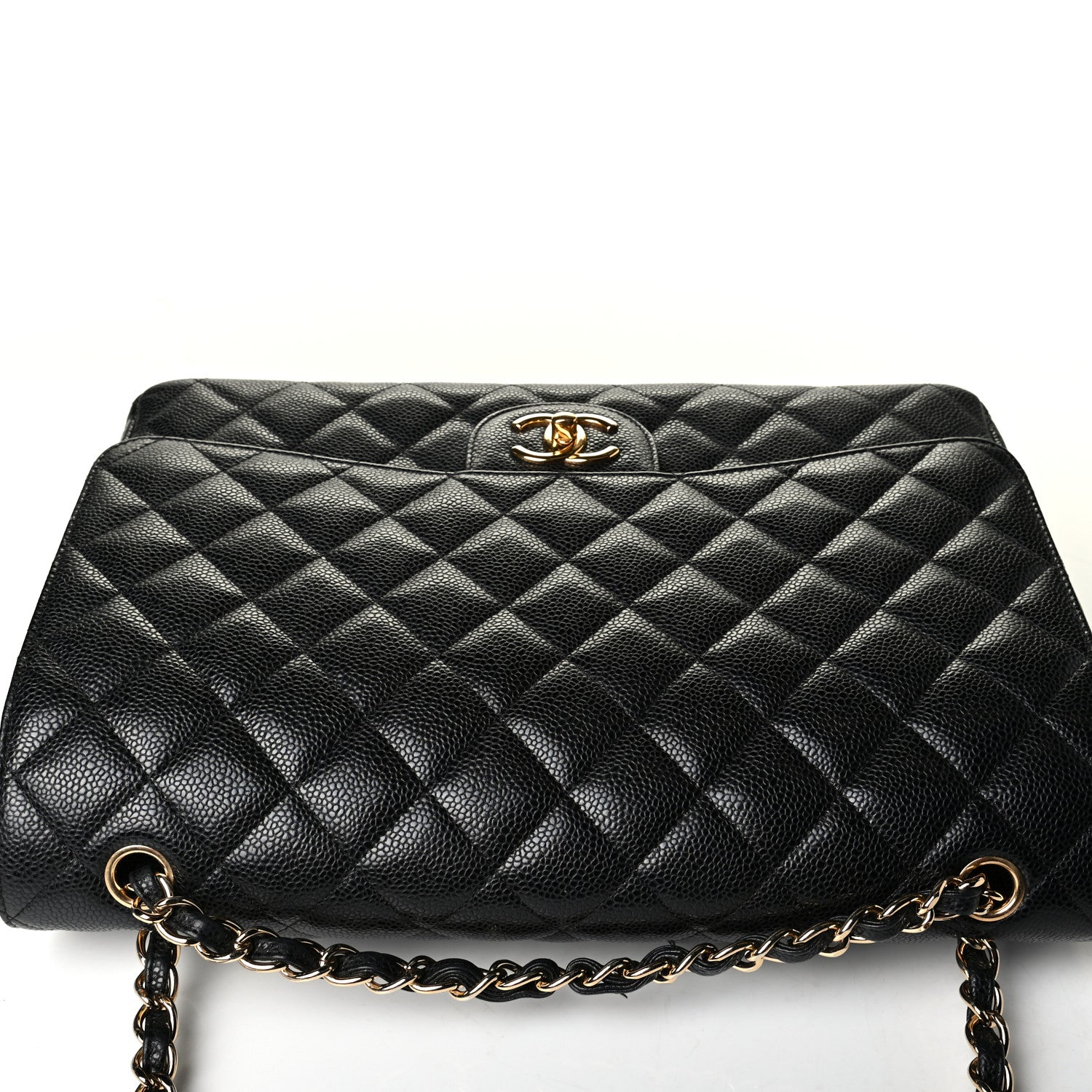 Chanel Caviar Quilted Maxi Double Flap Black 9 of 18