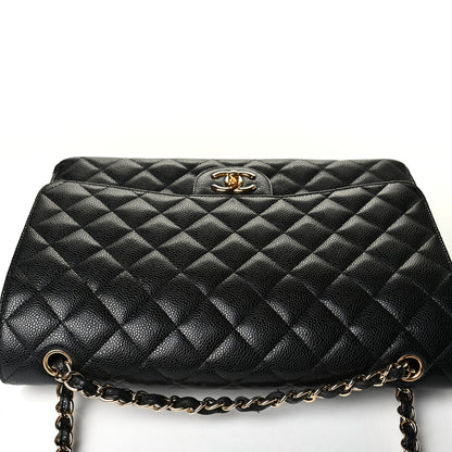 Chanel Caviar Quilted Maxi Double Flap Black 9 of 18