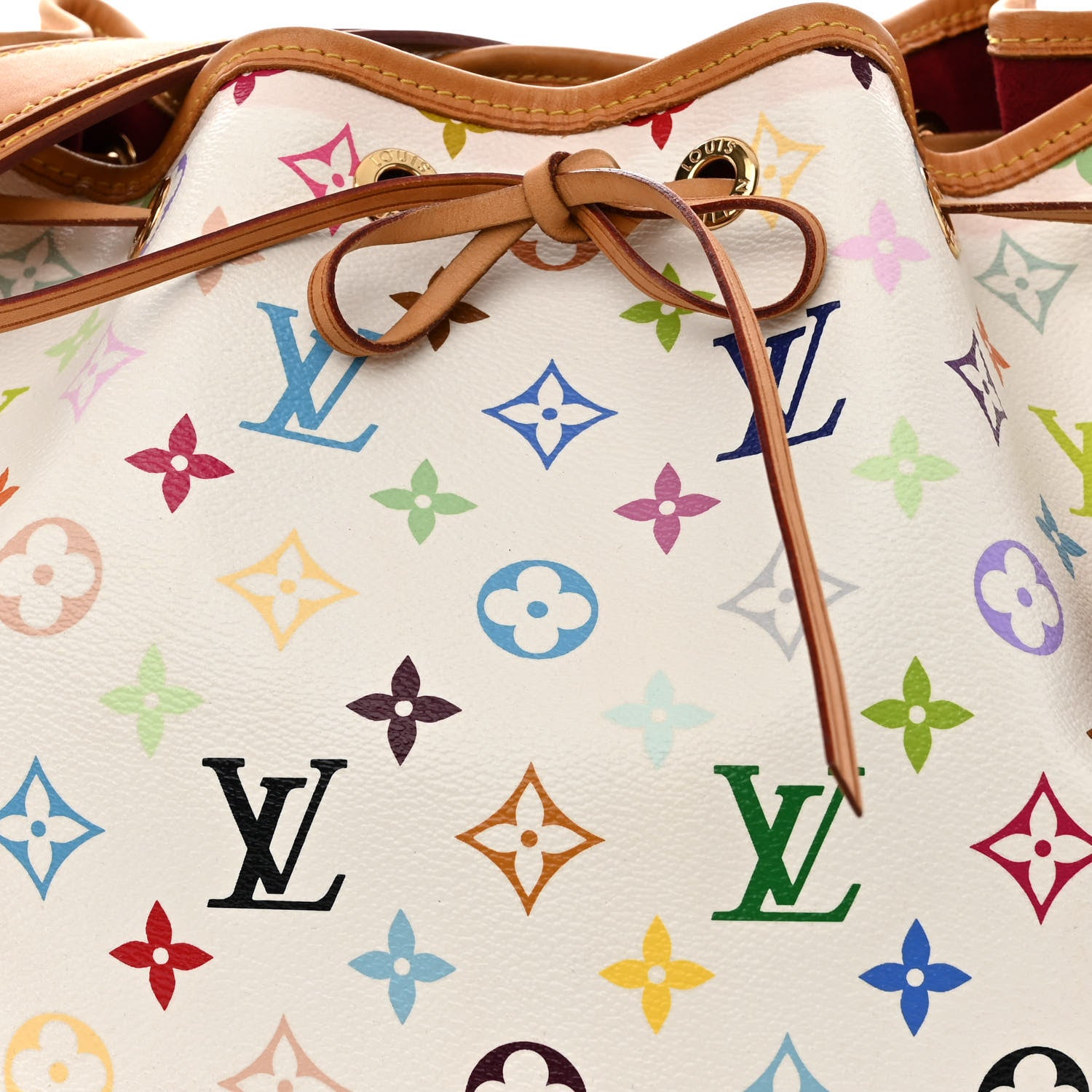 Louis Vuitton Monogram Multicolor Petit Noe White 8 of 14
