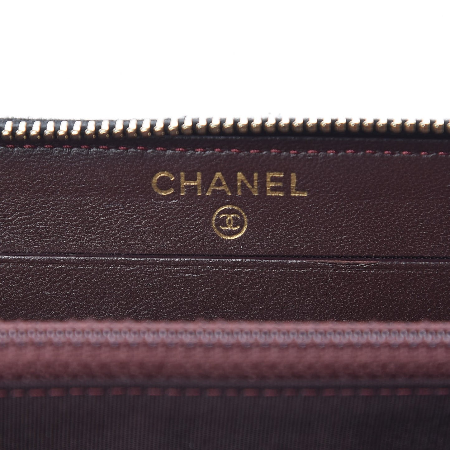 Lambskin Quilted Small Trendy CC Zip Around Wallet Black