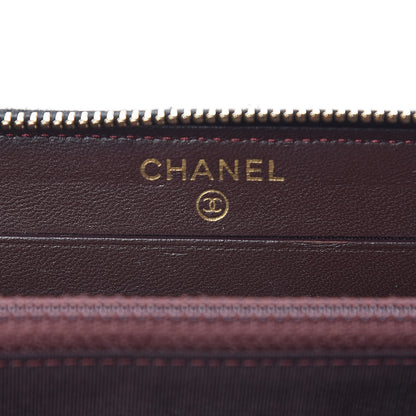 Chanel Lambskin Quilted Small Trendy CC Zip Around Wallet Black 6 of 8