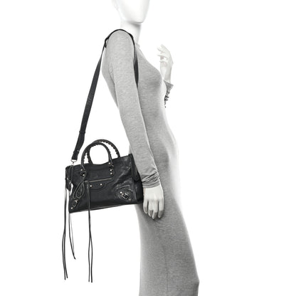 Balenciaga Agneau Classic Silver Hardware S City Gris Fossile 2 of 12