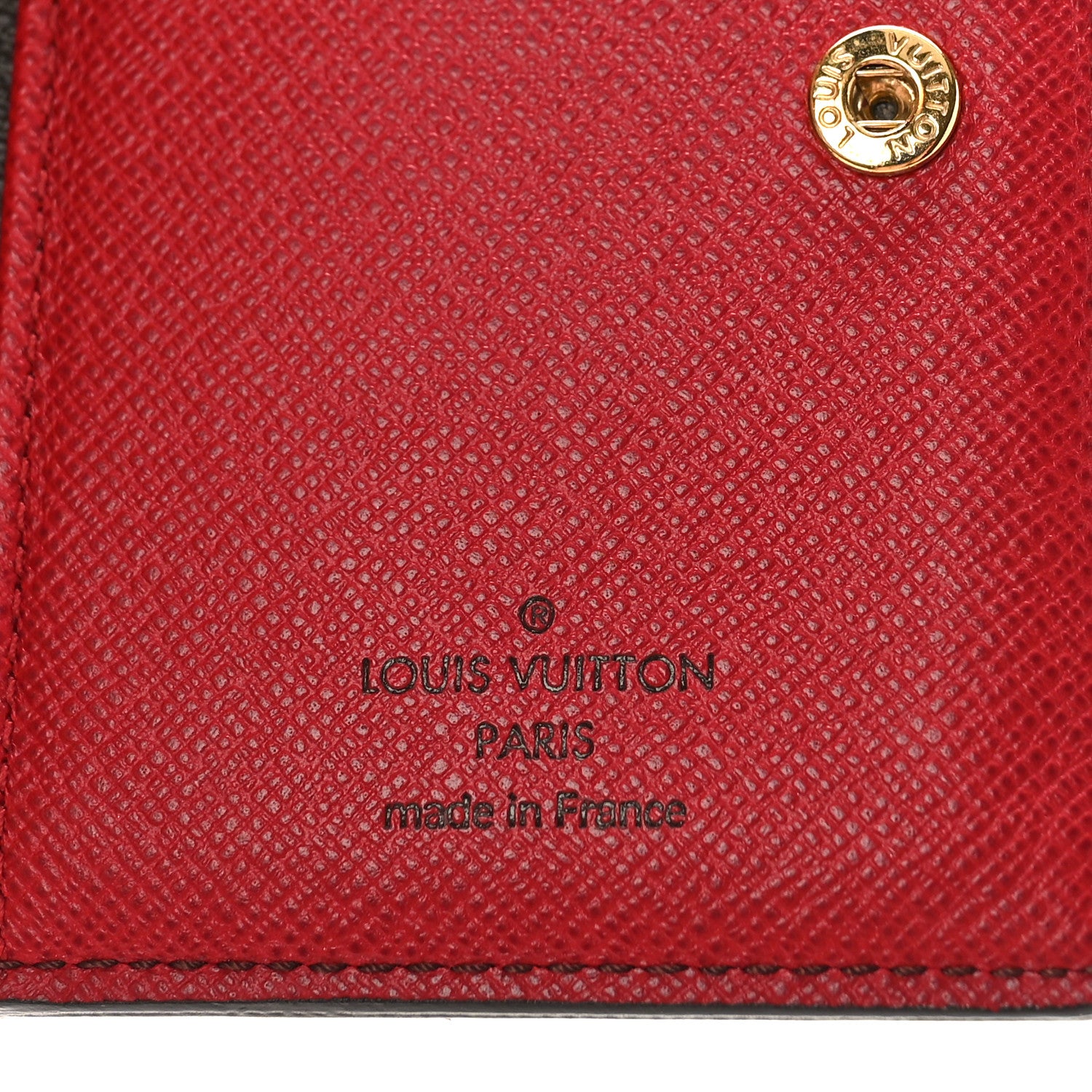 Louis Vuitton Monogram Compact Marie Wallet Rouge 6 of 9