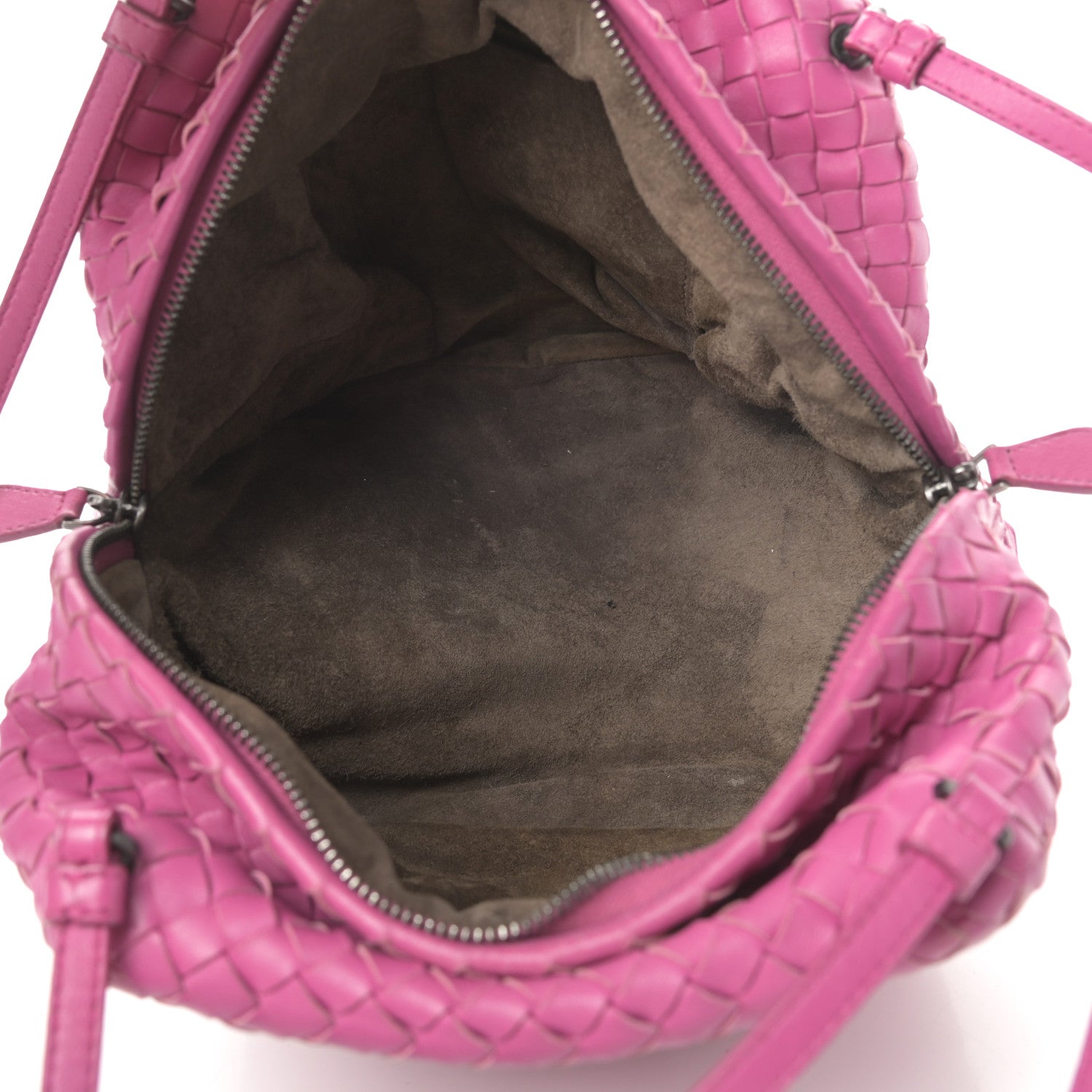 Bottega Veneta Nappa Intrecciato Cube Messenger Ametiste 5 of 13