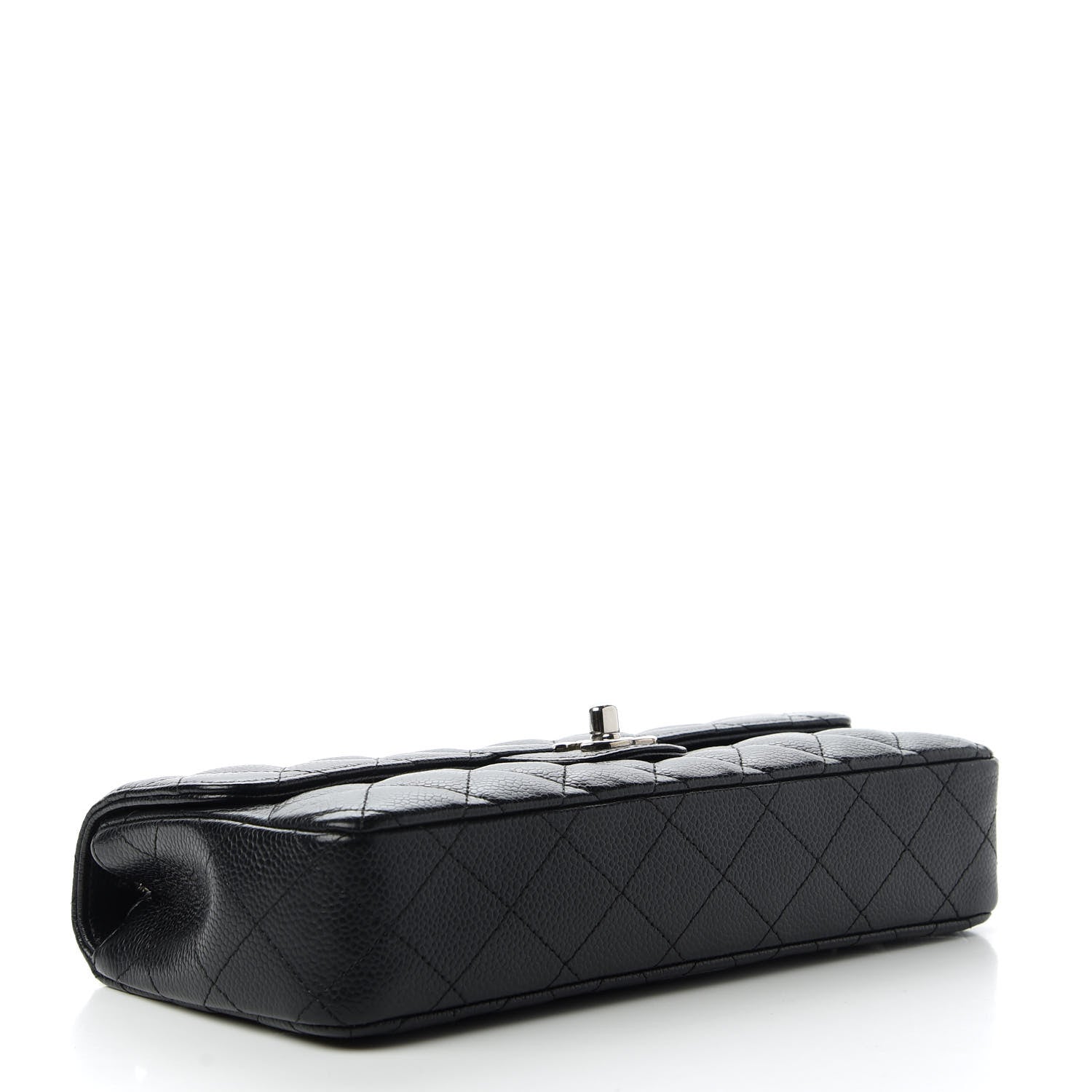 Chanel Caviar Quilted East West Flap Black 4 of 10