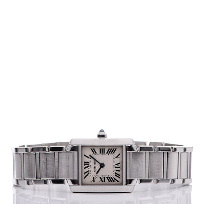 Cartier Stainless Steel 20mm Tank Francaise Quartz Watch 3 of 7