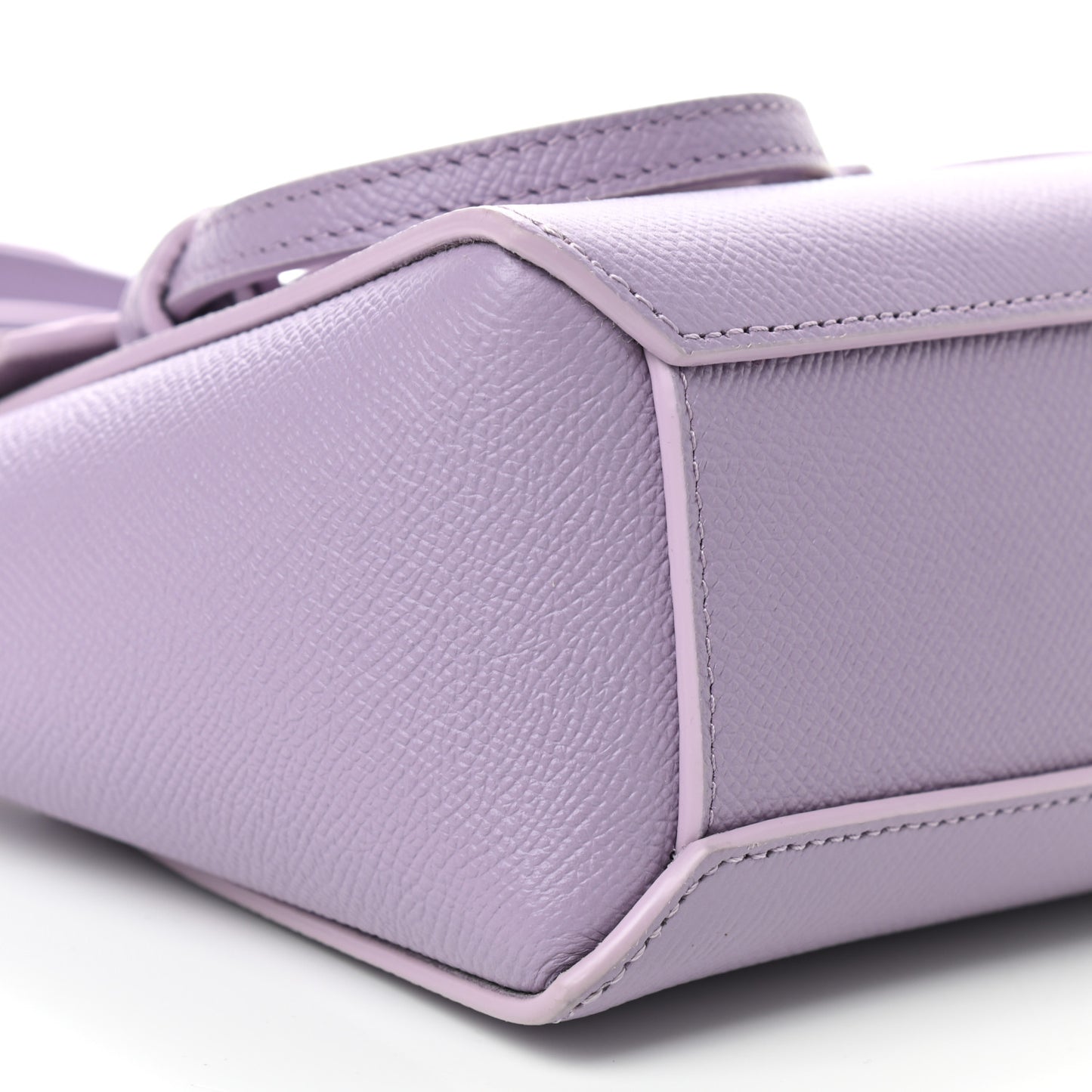 Grained Calfskin Pico Belt Bag Lilac