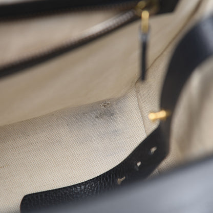 Gucci Calfskin GG Marmont Messenger Bag Black 12 of 17