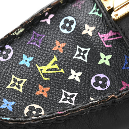 Louis Vuitton Monogram Multicolor Lock Oxford Loafers 39.5 Black 10 of 10