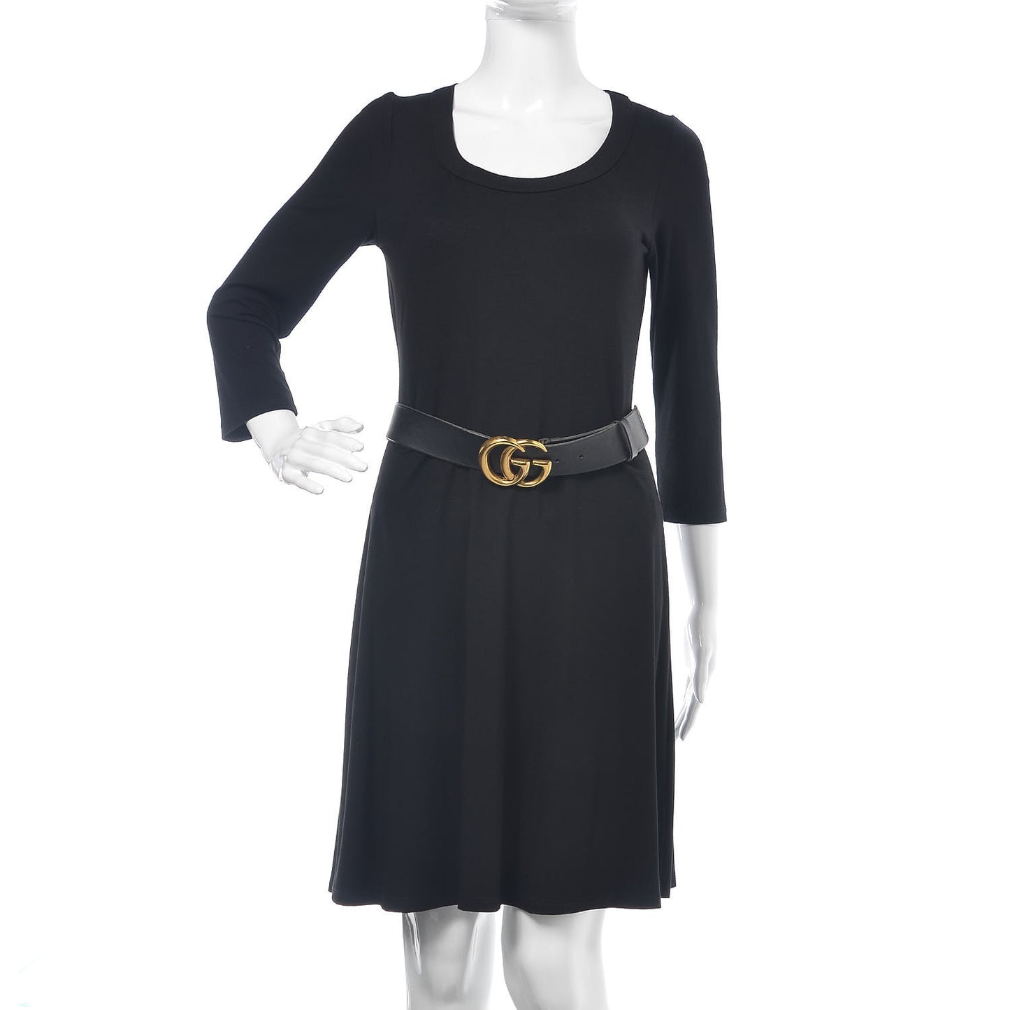 Faded Calfskin Double G 40mm Belt 80 32 Black