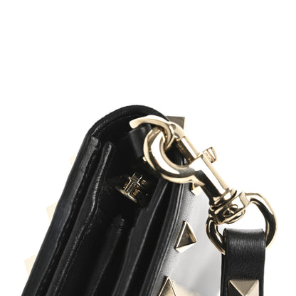 Valentino Garavani Nappa Rockstud Wristlet Clutch Black 14 of 15