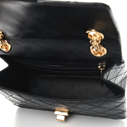 Chanel Aged Calfskin Quilted 2.55 Reissue Mini Flap Black 5 of 10