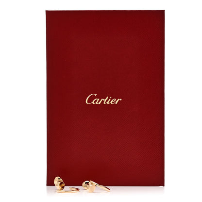 Cartier 18K Yellow Gold Juste Un Clou Hoop Earrings 6 of 6