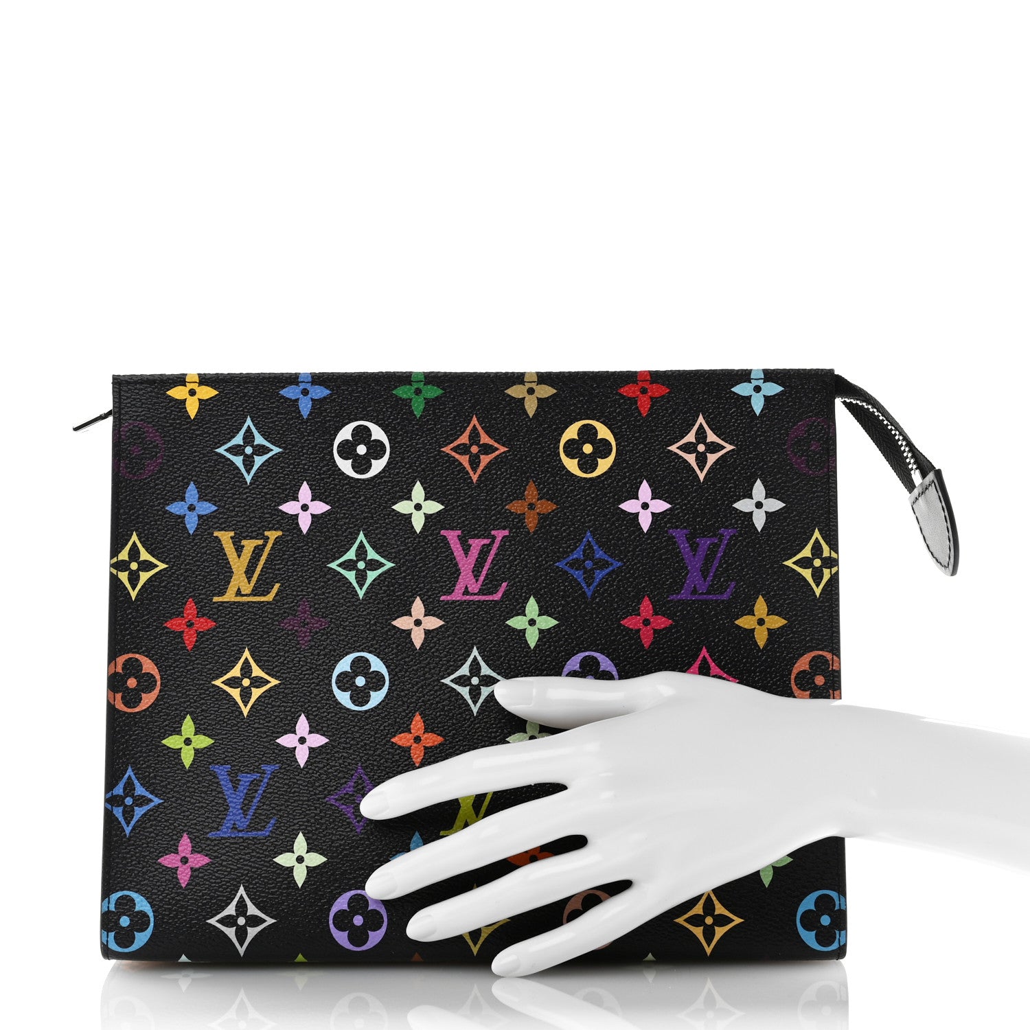 Louis Vuitton LV X TM Monogram Multicolor Toiletry Pouch 26 Black 2 of 6