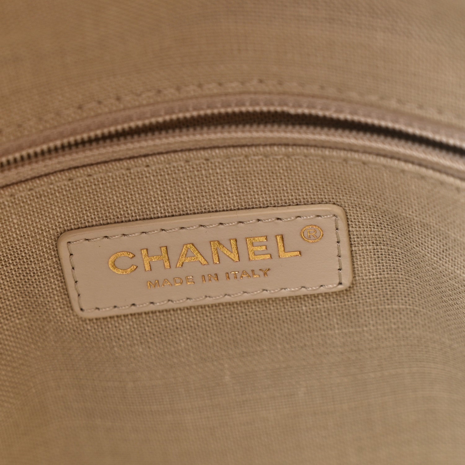 Chanel Mixed Fibers Large Deauville Bowling Bag Navy Blue 6 of 10