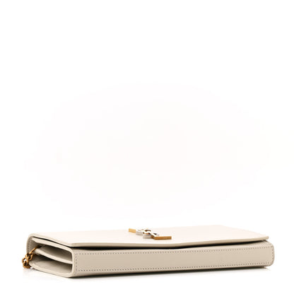 Saint Laurent Smooth Calfskin Tri-Metal Cassandre Wallet On Chain WOC 4 of 15
