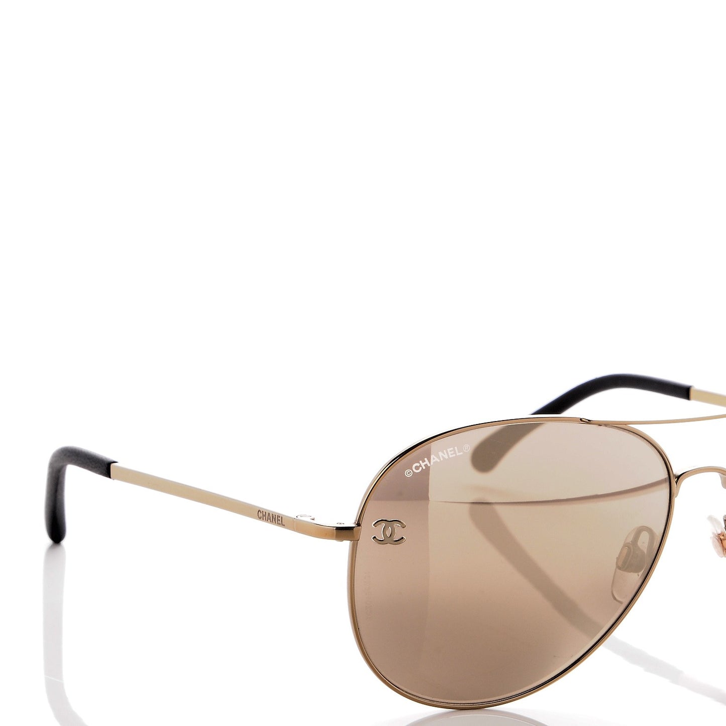Metal Aviator CC Sunglasses 4189-T-Q Brown