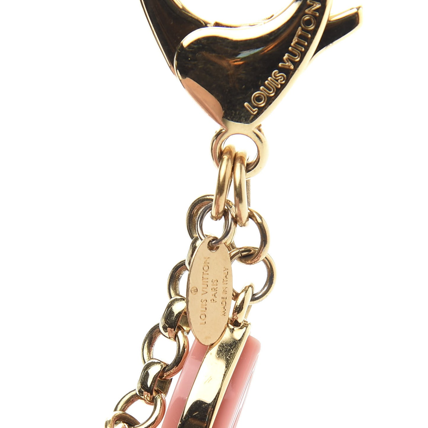 Resin Naif Bag Charm Pink