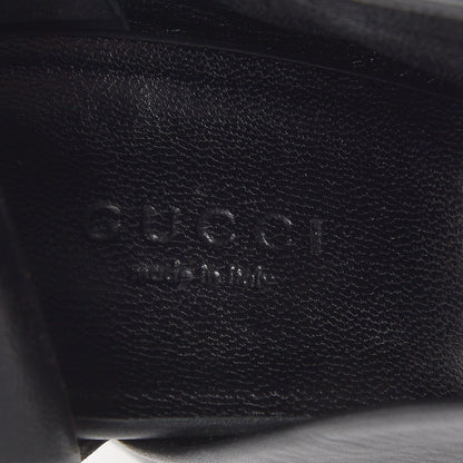 Gucci Calfskin Helena Tall Cutout Boots 41 Black 7 of 9